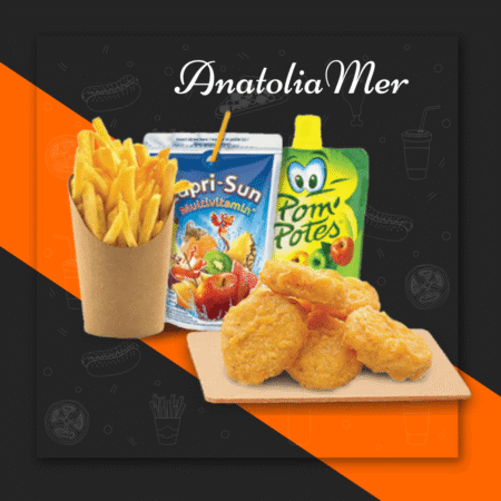 MENU ENFANT NUGGETS OU TENDERS