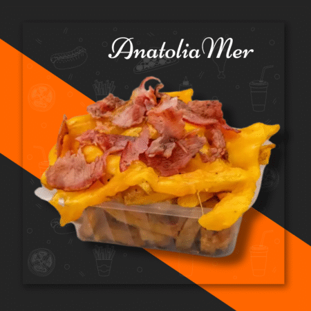 FRITES CHEDDAR AU BACON